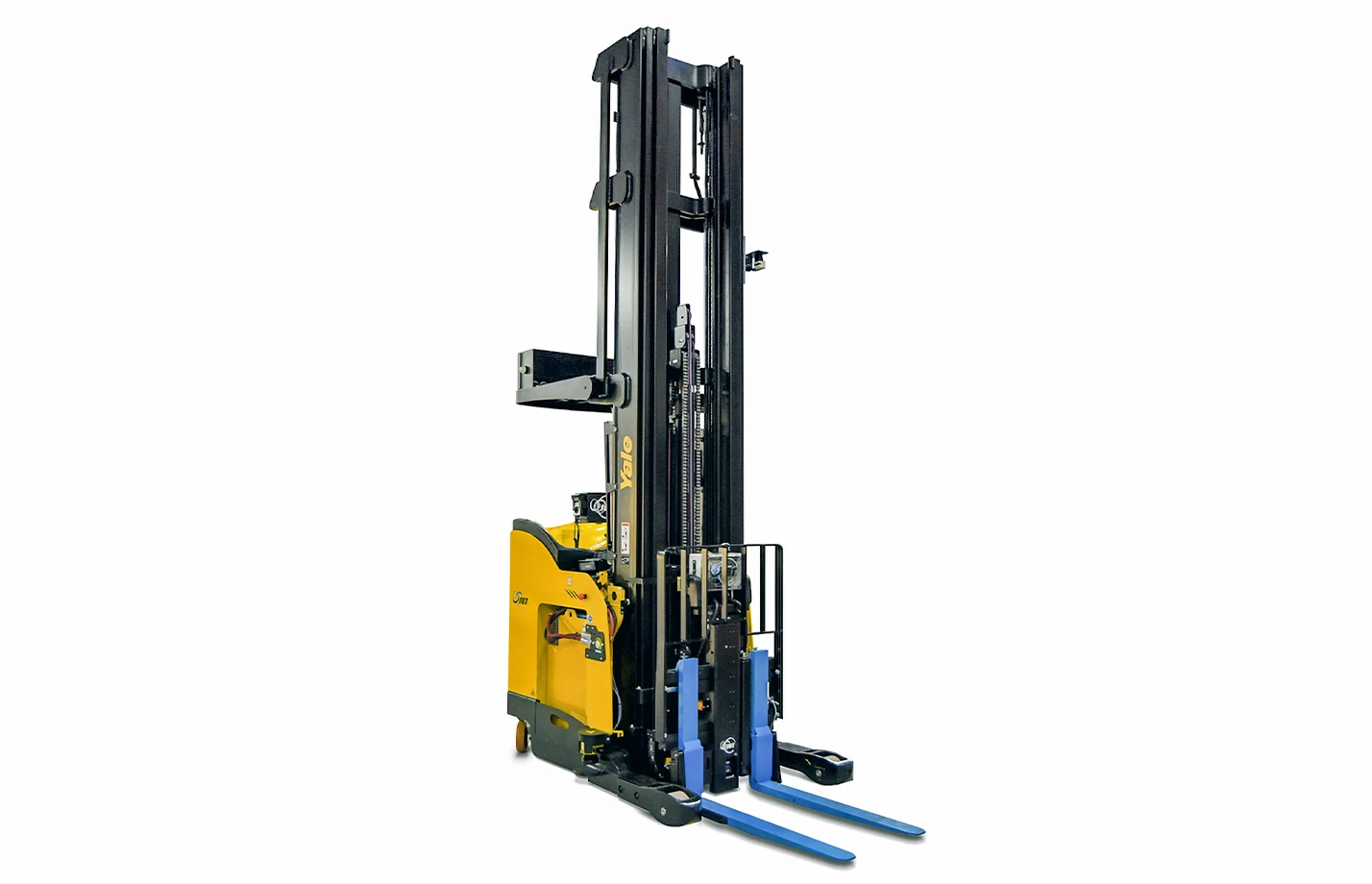 A Yale automated reach lift truck.